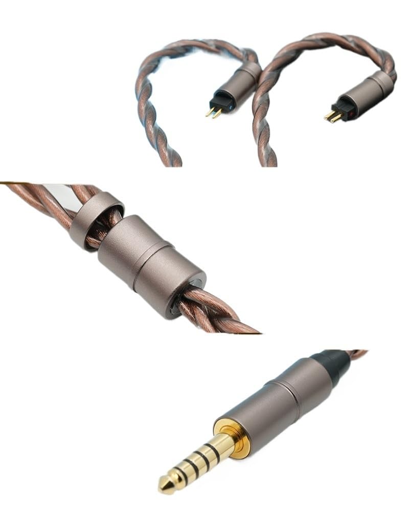 Amazon.co.jp: EAQKVX ヘッドホン交換ケーブル 7N OCC イヤホン