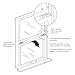 Prime-Line F 2801 2-5/16 In., White Plastic, Spring-Loaded Tilt Latch (1 Pair)