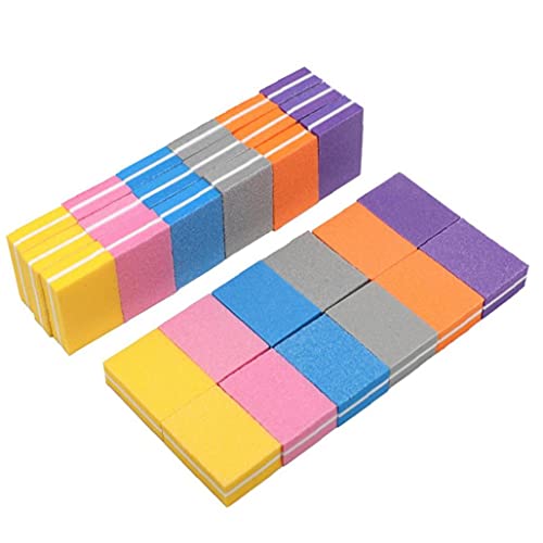 TOSSPER 20pcs / Set Mini Feile Buffer Schwamm Nagelpolierblöcke Kleine Tragbare Dateien Nagel-polier Maniküre Werkzeuge…