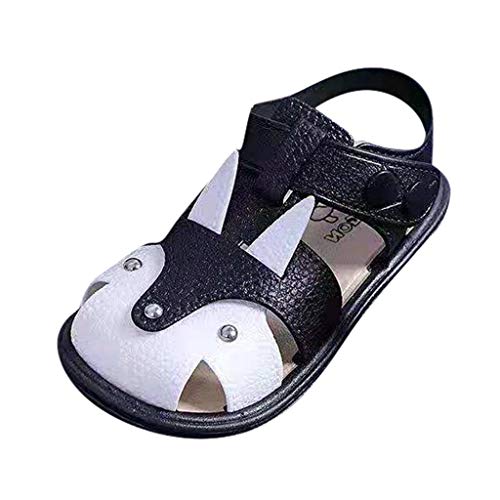 Toddler Baby Fashion Sandals Kids Shoes Boys Girls Closed Toe Summer Beach Sandals Shoes Black