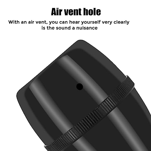 image for EASTROCK Trumpet Mute ABS Light Weight Mute Trumpet Accessories (BLACK