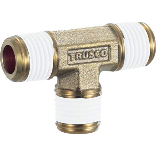 TRUSCO(トラスコ) ねじ込み継手 チーズ R1/4XR1/4XR1/4 TN-02T