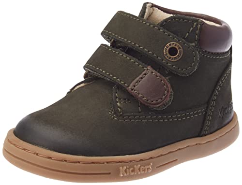 Kickers Unisex Baby Tackeasy Oxford-Schuh, kaki, 26 EU., 18.74