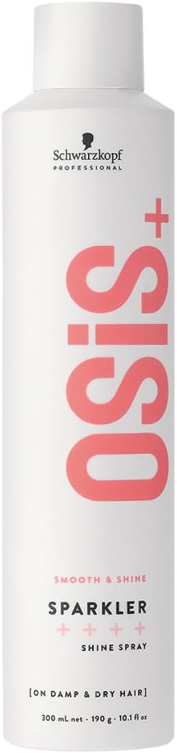 - Professional OSiS+ Sparkler Shine Spray | Instant Shine & Lightweight Conditioning Spray for Men & Women | Anti-Frizz & Smooth Finish for All Hair Types (300 ML)