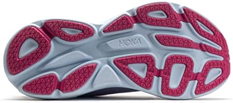 HOKA ONE ONE Womens Bondi 8 Textile Chalk Violet Pastel Lilac Trainers 8.5 US | Image 3