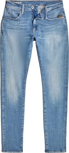 G-STAR Raw - Mens Revend Forward Skinny Jeans, Color Sun Faded Summer Sky, Size: 35W x 32L4