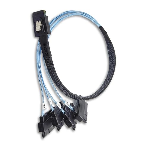Cable Mini SAS 36P SFF-8087 de alimentación estable para discos duros SFF-8482 5