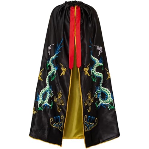 Cape brodée dragon chinois costume traditionnel pour Halloween - 2