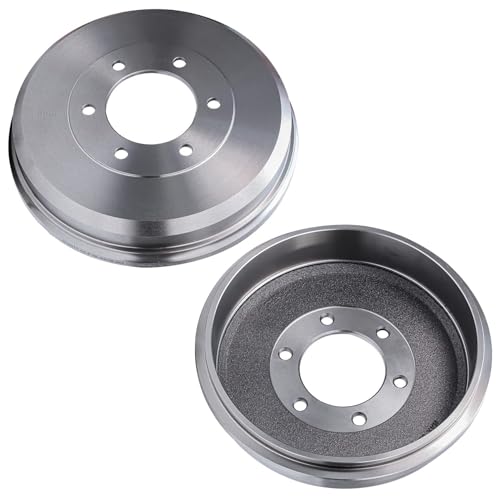 Image of Detroit Axle - FWD Brake Kit for Toyota 2003-2008 Matrix Pontiac Vibe, Front Brake Rotors Ceramic Brakes Pads, Rear Brake Drums Brake Shoes 2004 2005 2006 2007 Replacement : 10.81 inch Front Rotor