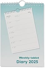 2025 A5 Tablet Calendar Week To View Wall Hanging Planner