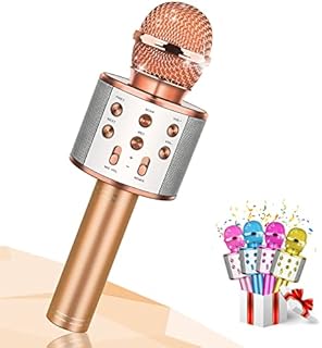 DEVRNEZ Toys for 3-13 Year Old Girls, Kids Microphone Girls Boys Toys Age 3-12 Year Old Girls Gifts Microphone for Kids Birthday Present Gifts for 3 4 5 6 7 8 9 10 11 12 Year Olds Girls
