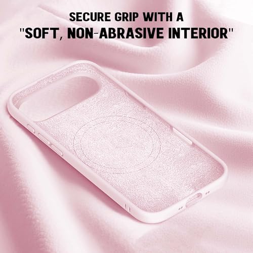 Image of Kratos Active Grip Silicone Case Cover Compatible with iPhone 17 Air - Enhanced Protection, Wireless Magnetic Charging Case with Raised Edge Camera & Screen Protection, Shock-Resistant Design Pink