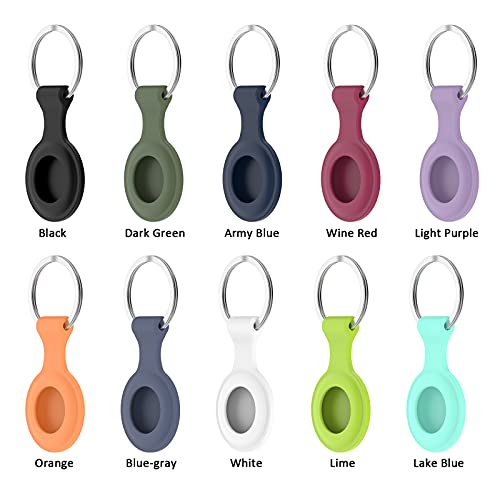 Substituição da luva protetora de silicone rastreador para Apple Airtags tampa do rastreador chaveir