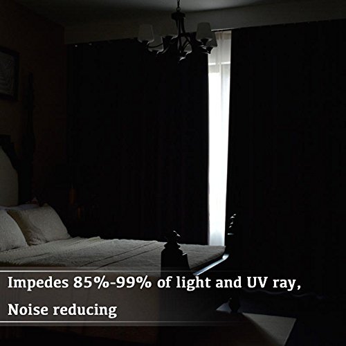 Turquoize Coral Window Treatment Blackout Curtains Thermal Insulated Room Darkening Solid Grommet Panels For Bedroom Living Room (Set Of 2, 42 By 84 Inch Long) #TOP6