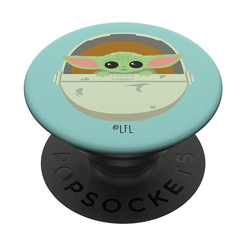 Star Wars The Mandalorian The Child Floating Pod Stylized PopSockets Adhesive PopGrip