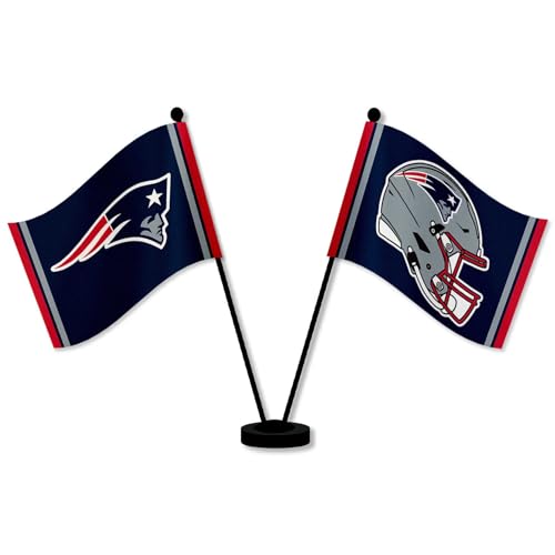 Drapeaux de bureau New England Patriots mini drapeau bleu