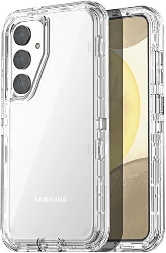 AICase for Samsung Galaxy S24 Case Clear 3 in 1 Heavy Duty Drop Protection Full Body Rugged Shockproof/Dust Proof 3-Layer Military Protective Tough Durable Cover for Galaxy S24 6.2"_1 - image 1