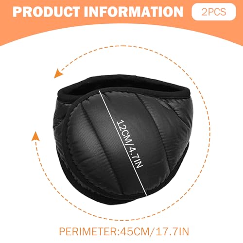 Orejeras plegables impermeables con forro térmico de felpa suave 4