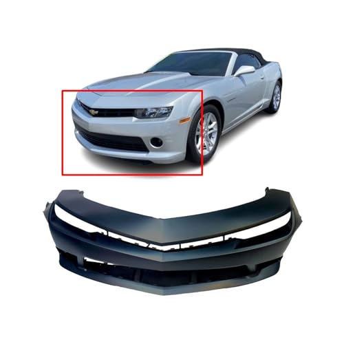 Image of FitParts Compatible with Chevrolet Camaro SS 2014-2015 Front Bumper Cover | Primed, Coupe, Ready to Paint, OEM 22997719, GM1000966