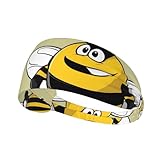 YYHWHJDE Elastisches Unisex-Sport-Stirnband mit Cartoon-Hummel. Das Stirnband ist aus hochwertiger Baumwolle, weich und atmungsaktiv und absorbiert Schweiß schnell, um Sie trocken zu halten