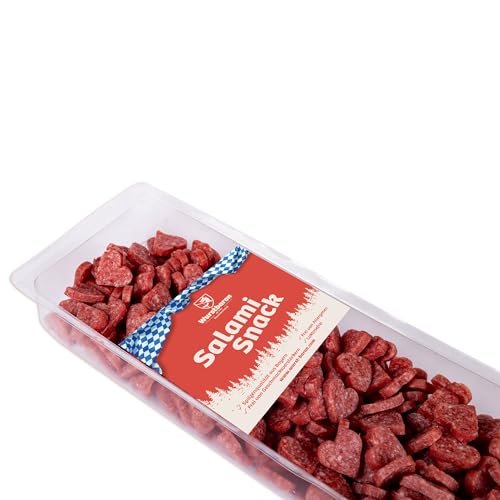 WURSTBARON® - Salami Mini Herzen - Original Wurst Snack Herzchen aus Bayern - 500g Big Pack - Snackbox Sticks – Bild 3
