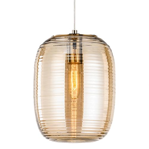 Lámpara colgante de cristal estilo nórdico E27 para decoración