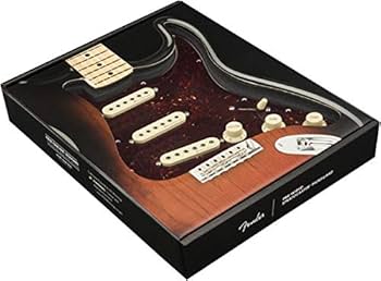 Amazon | Fender ギターパーツ Pre-Wired Strat Pickguard, Hot