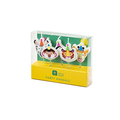 Talking Tables ANIMAL-CANDLES Party Safari Jungle Zoo Animal Birthday Cake Candles thumb #2
