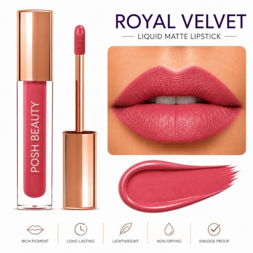 Image of Liquid Lipstick - Royal Velvet - Long lasting | Water proof