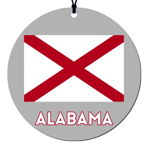 Alabama Flag Christmas Ornament Alabama Ornaments