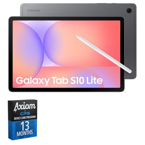 Image of Samsung Galaxy Tab S10 Lite 10.9 inch Tablet, 256GB, Gray + 13-Month Axiom Care