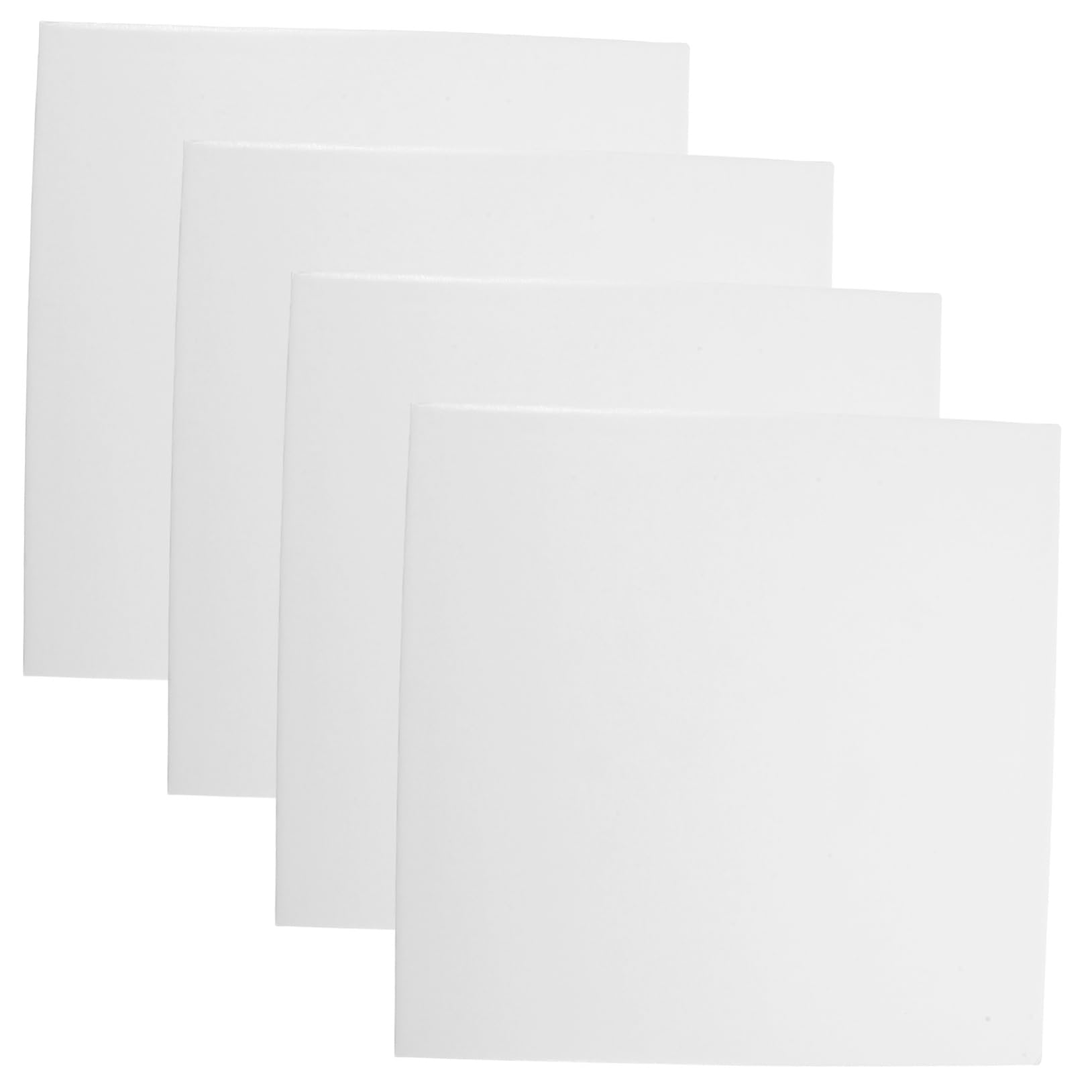 Luxshiny 4pcs Thickened Square Cake Boards Sturdy Cake Base Coated Design