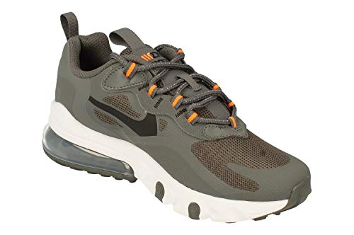 Nike Air Max 270 React GS Running Trainers CZ4197 Sneakers Shoes (UK 3.5 us 4Y EU 36, Iron Grey Black Total Orange 001)4
