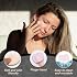 6pcs Heart Mini Powder Puffs, Finger Powder Puff with Carrying Case, Wet & Dry Makeup Puff for Foundation Concealer Cosmetics, Makeup Sponge for Women (Rose)
