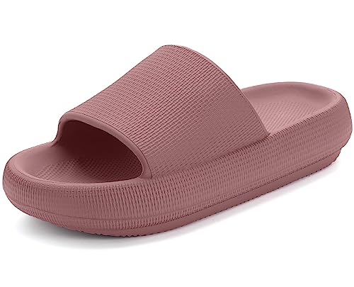 Donpapa Ciabatte Casa Donna Estive Pantofole Nuvola Uomo Originali Piscina Slides Gomma Cuscino Doccia Sandali Antiscivolo Scarpe da casa YZ Blush 37-38