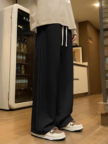 Image of GRECIILOOKS Men Mid Rise Lycra Cargo Track Pants Loose Fit Joggers | Korean Style Travel & Lounge Wear with Pockets