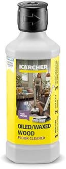 Karcher Floor Cleaner Concentrate for Oiled and Waxed Floors - Designed for Karcher Electric Hard Floor Cleaners, FC 3, FC 5 and FC 7 - Streak-Free - 16.9 oz.