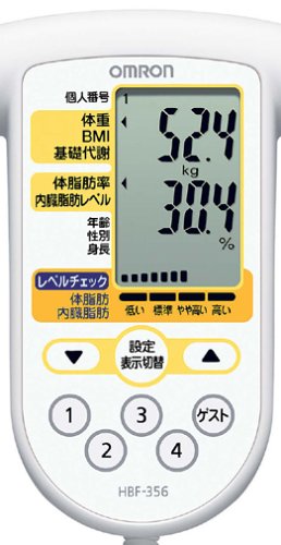 Amazon | OMRON 体重体組成計 カラダスキャン[チェック] ピンク HBF