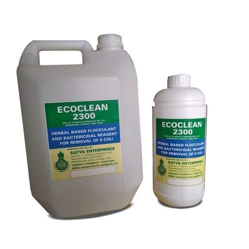 Ecohealth Ecoclean 2300 Herbal Based Flocculant and Bactericidal Reagent for Removal of E-Coli Chemical