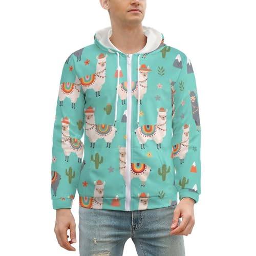 Sudadera con capucha para hombre con bolsillos miniatura 2