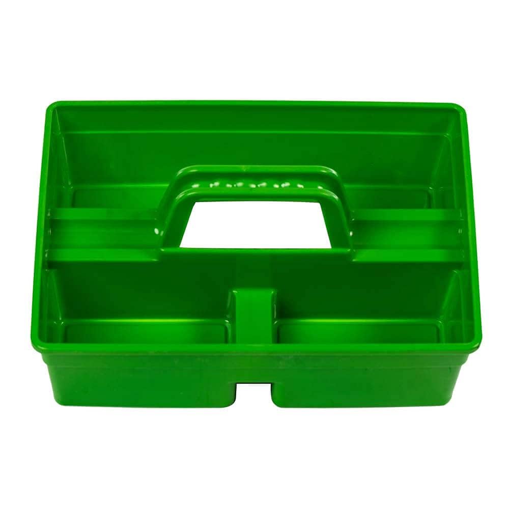Sponsored Ad - Handy Caddy Bucket/Basket Tool Organizer with Handle Plastic (39.4 cm x 24.4 cm x 13.3 cm) (Green)