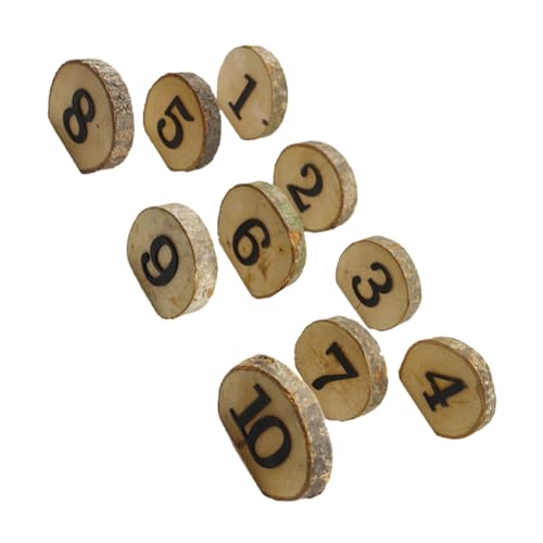 Numéros de table de mariage rustique pour une réception vintage réussie