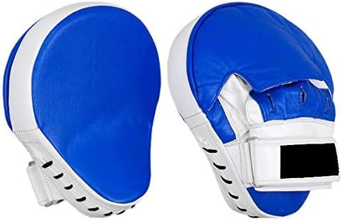 White Blue Boxing Focus Pad,Martial Focus Pad,Karate Focus Pad Curved,Focus Mitts, Focus Pad…