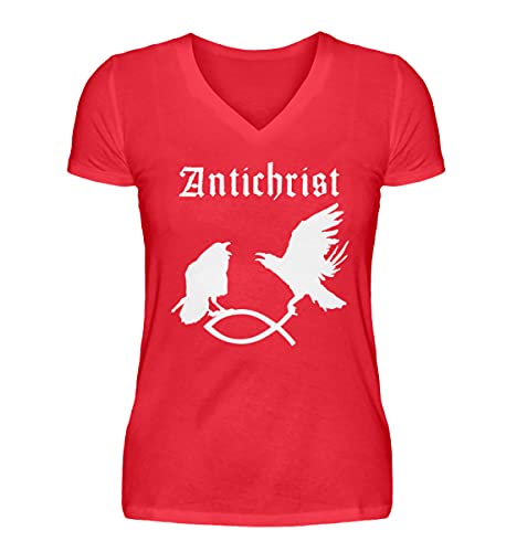T-shirt Antichrist corbeau poisson chrétien exprimez votre liberté