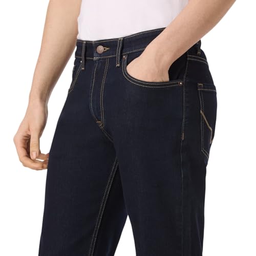 Image of Pepe Jeans Men's Straight Fit Jeans|Mid Rise |Stretchable Fabric| Jeans for Men | Available in Plus Size