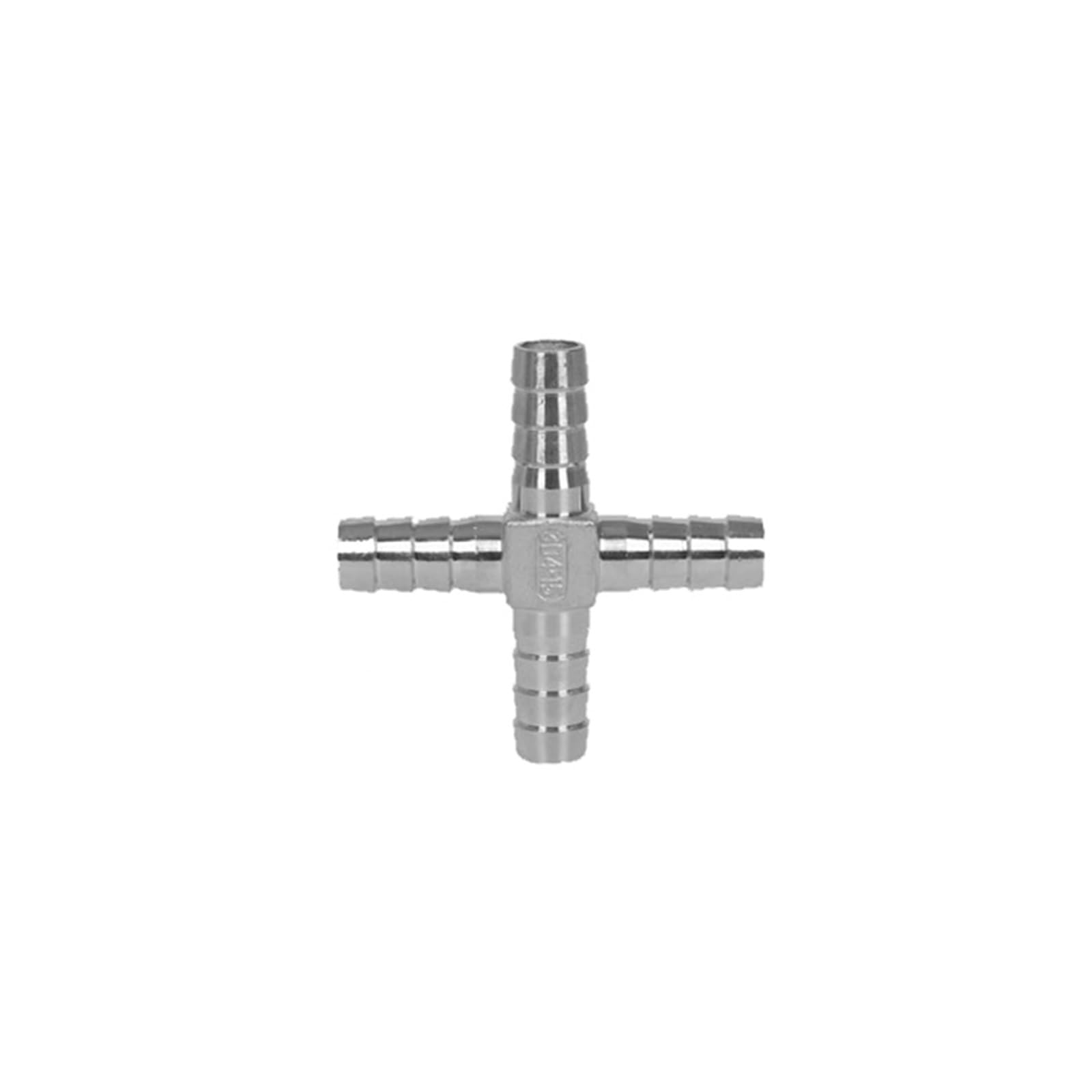 Tees de tubería, juntas roscadas, espiga for manguera acero inoxidable 304, conector ajuste rosca BSP, codo cruzado en T YL, varios tamaños(T-type,14mm)