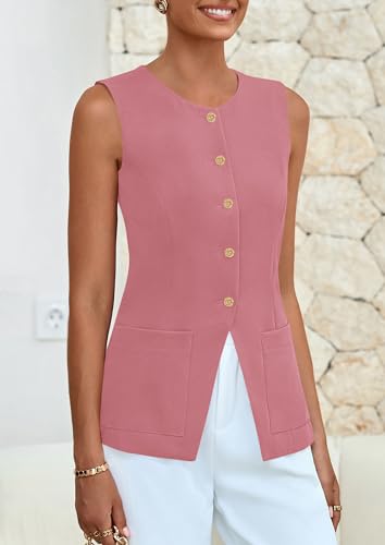 PRETTYGARDEN Women's Blazer Vest 49% Off with Code GFQI6CHP