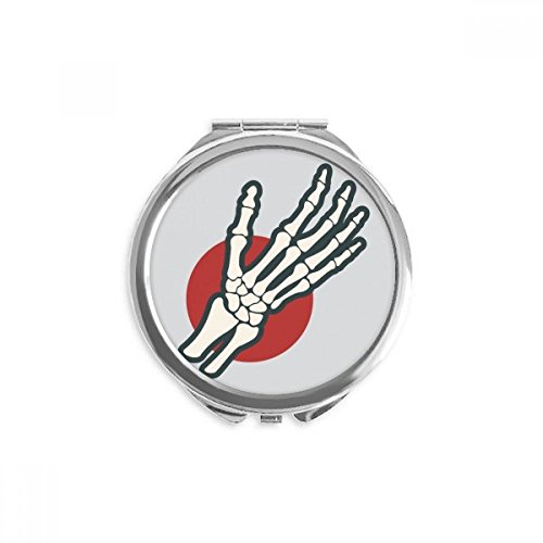 Miroir portable illustration humaine pour corriger votre maquillage n'importe où sans encombre
