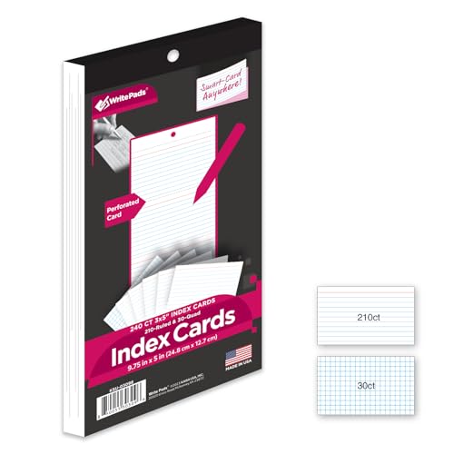 Fiches perforées contre la perte de notes Kaisa Smart KSU-03096 fiches blanches lignées