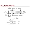 Kason K55 Series Walk-in Safety Latch (Latch Complete, Flush Offset)